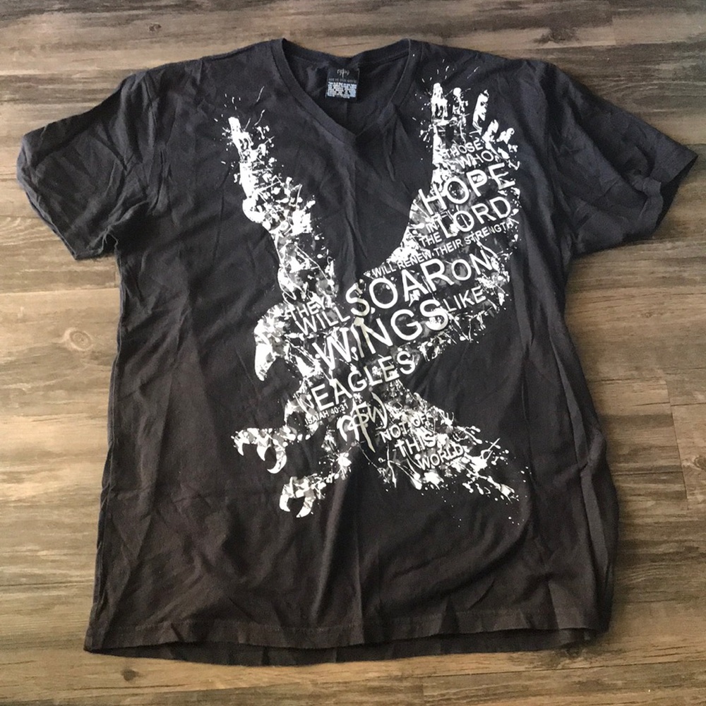 Men’s NOTW Scripture Tee Shirt size L